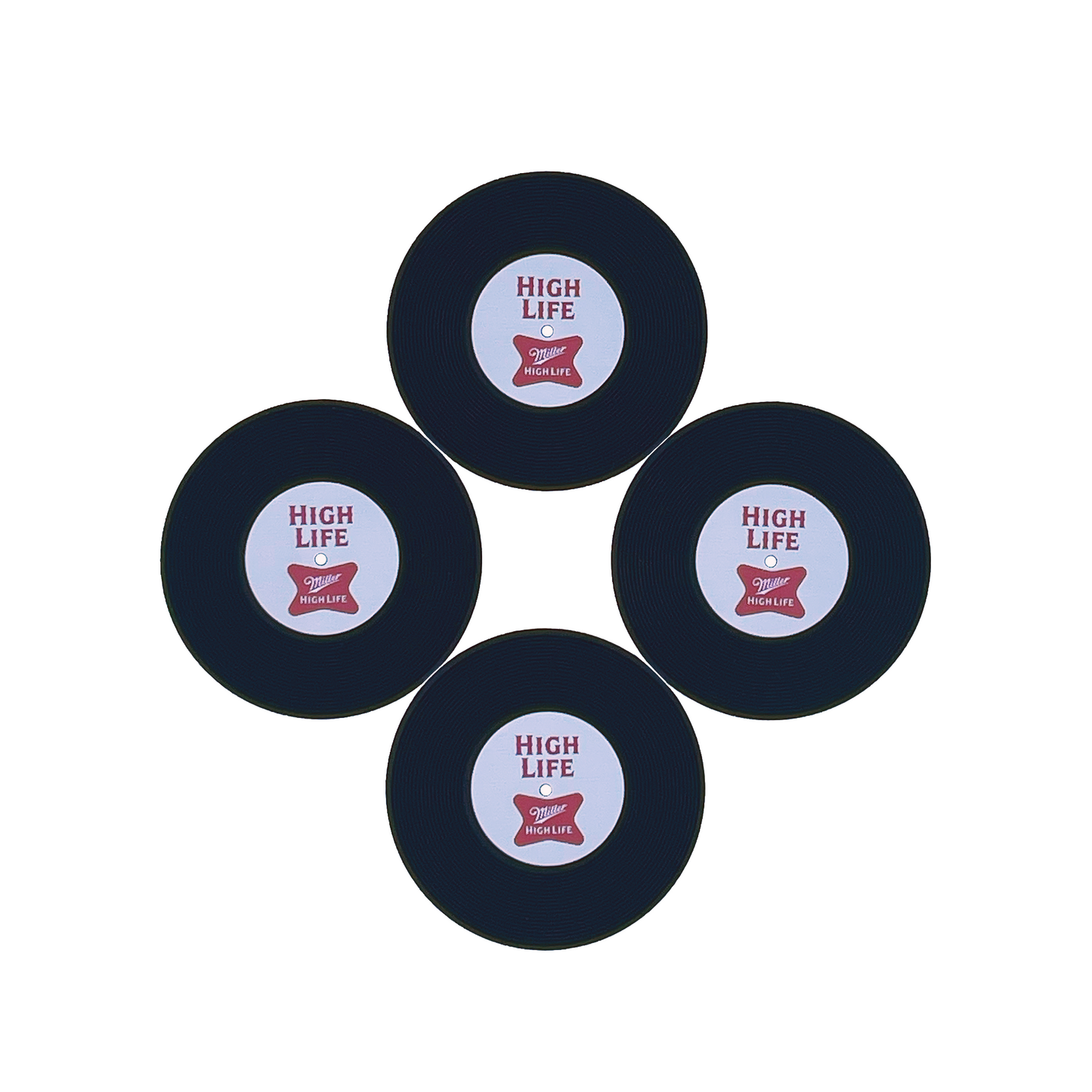 HIGH LIFE RECORD COASTER SET