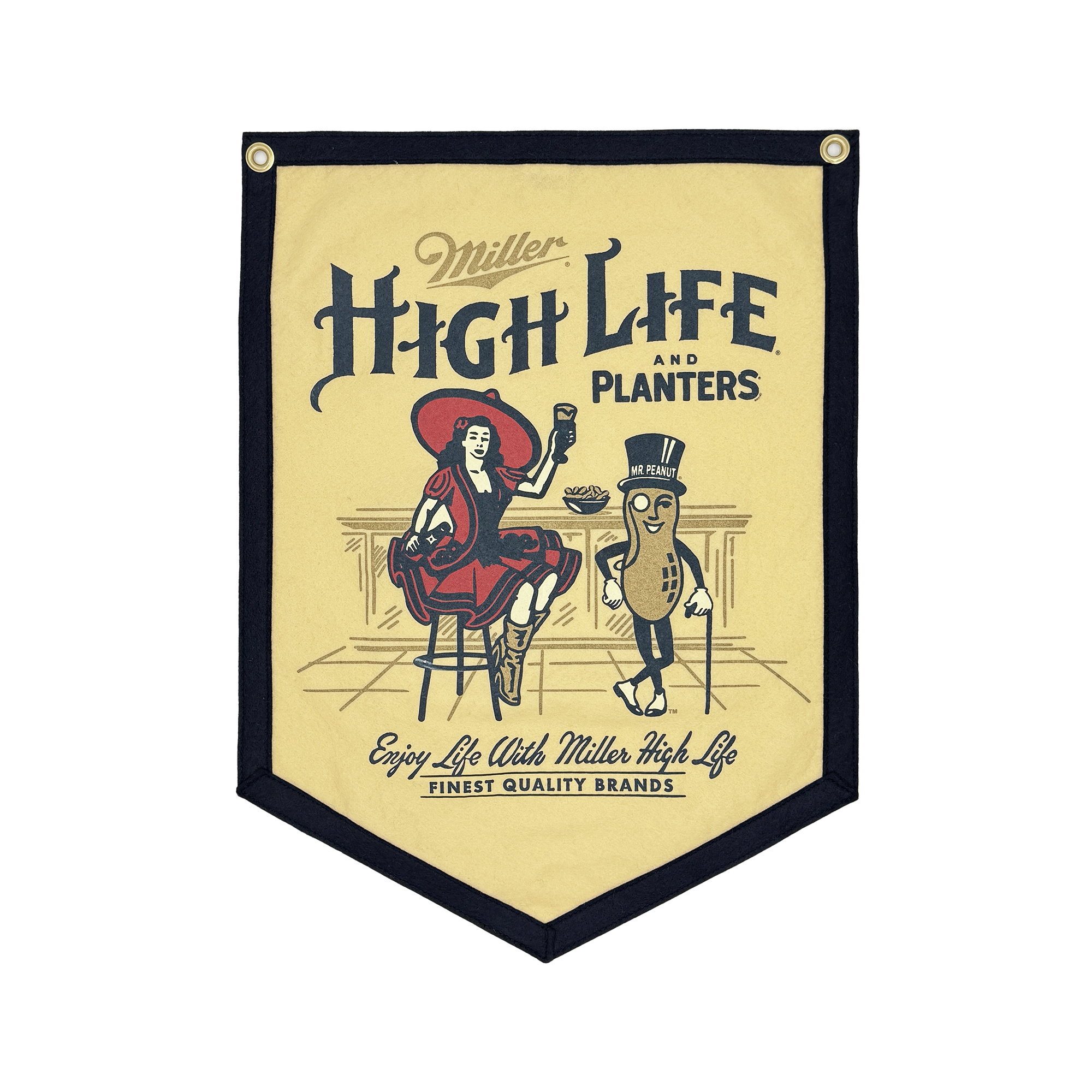 HIGH LIFE X PLANTERS® BRAND CAMP FLAG – Miller High Life Shop