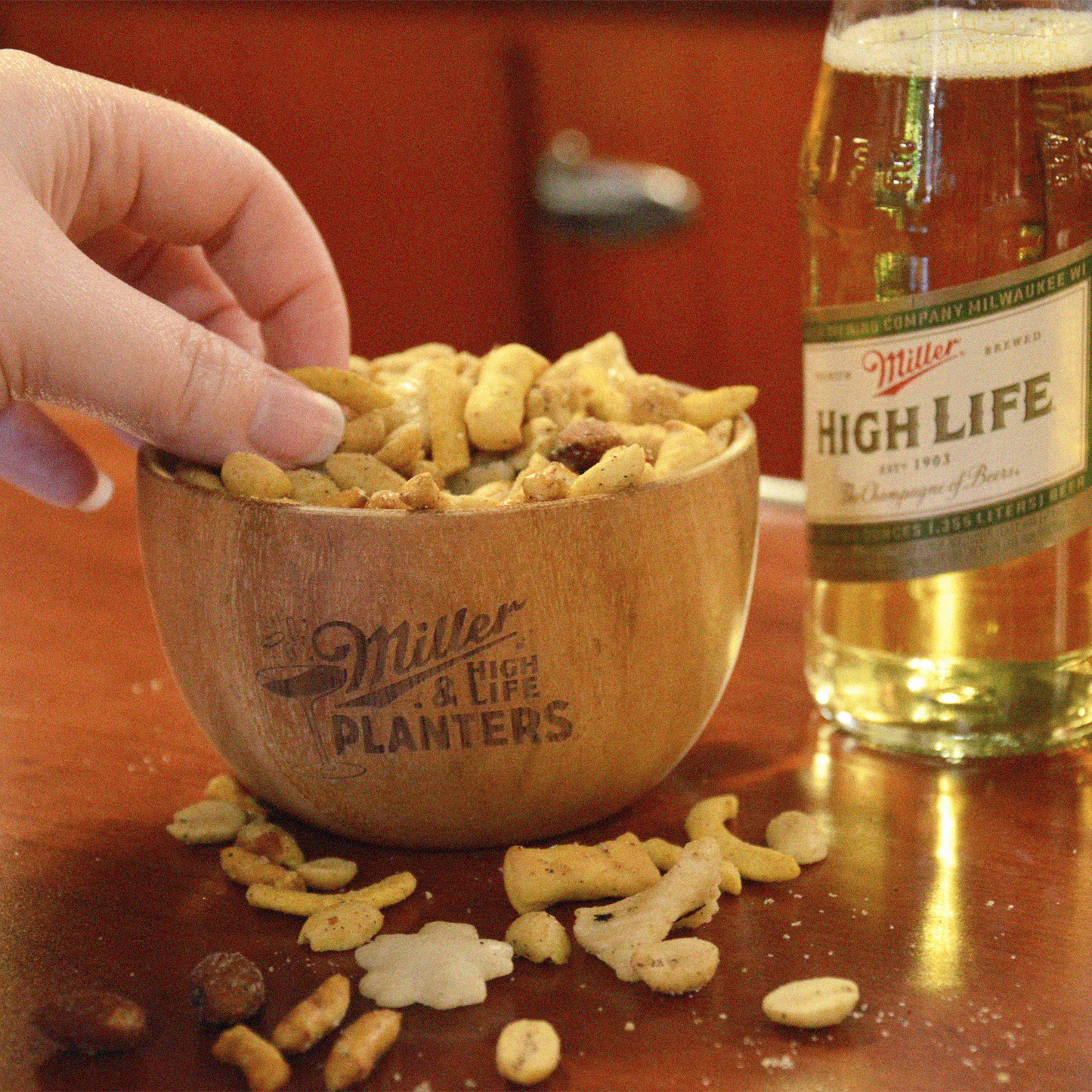 HIGH LIFE X PLANTERS® BRAND SNACK BOWL