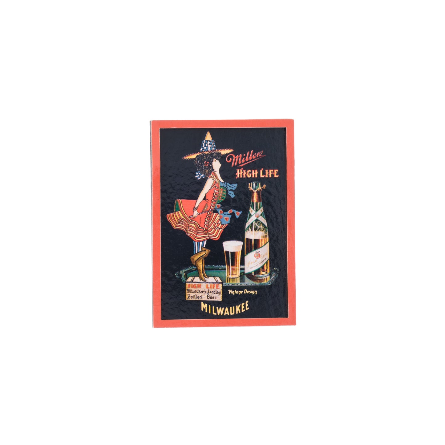 HIGH LIFE STANDING GIRL MAGNET