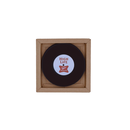 HIGH LIFE RECORD COASTER SET