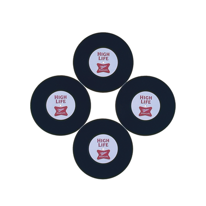 HIGH LIFE RECORD COASTER SET