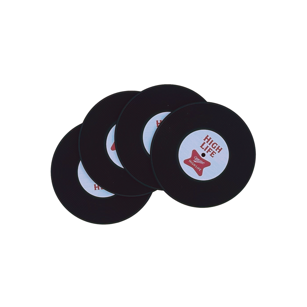 HIGH LIFE RECORD COASTER SET
