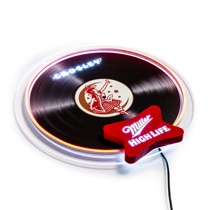 Miller High Life x Crosley Custom Neon Sign
