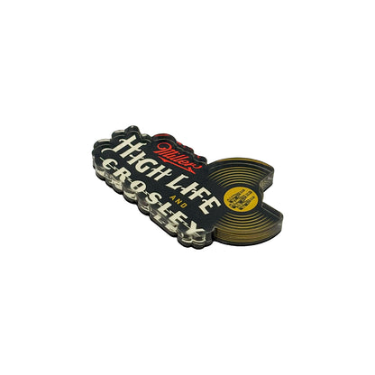 Miller High Life x Crosley Magnet