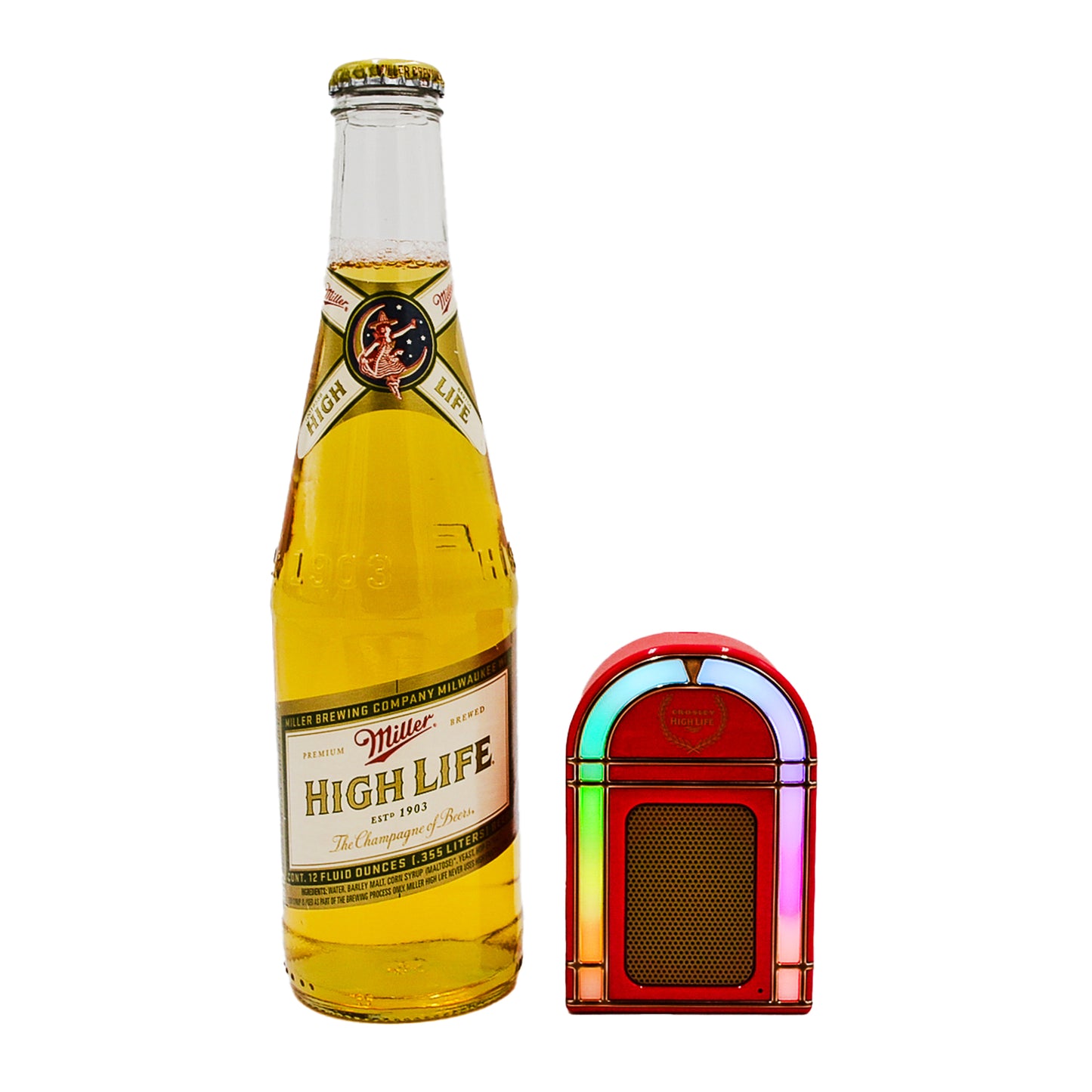 Miller HIgh Life x Crosley Mini Jukebox Speaker