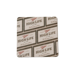 HIGH LIFE 100-PACK CARDBOARD COASTERS