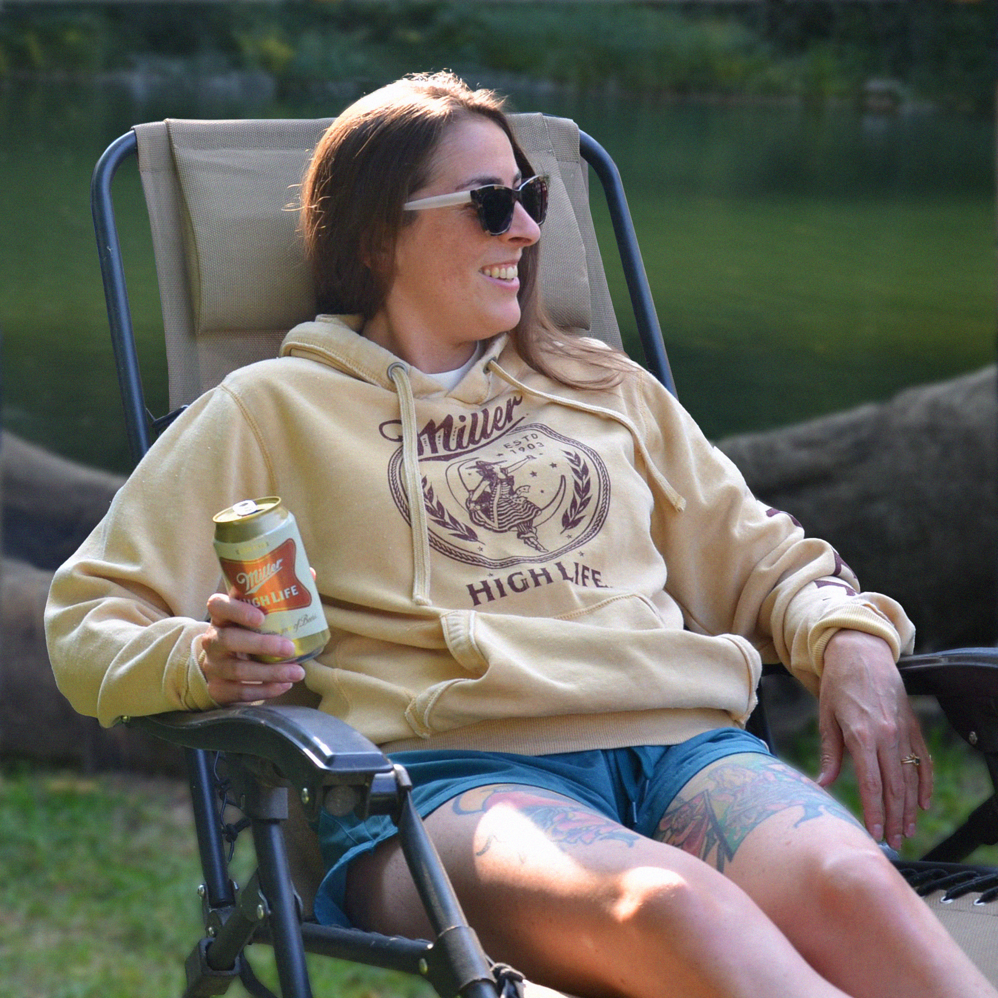 HIGH LIFE GOLD HOODIE