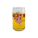 GIRL IN THE MOON CAN GLASS