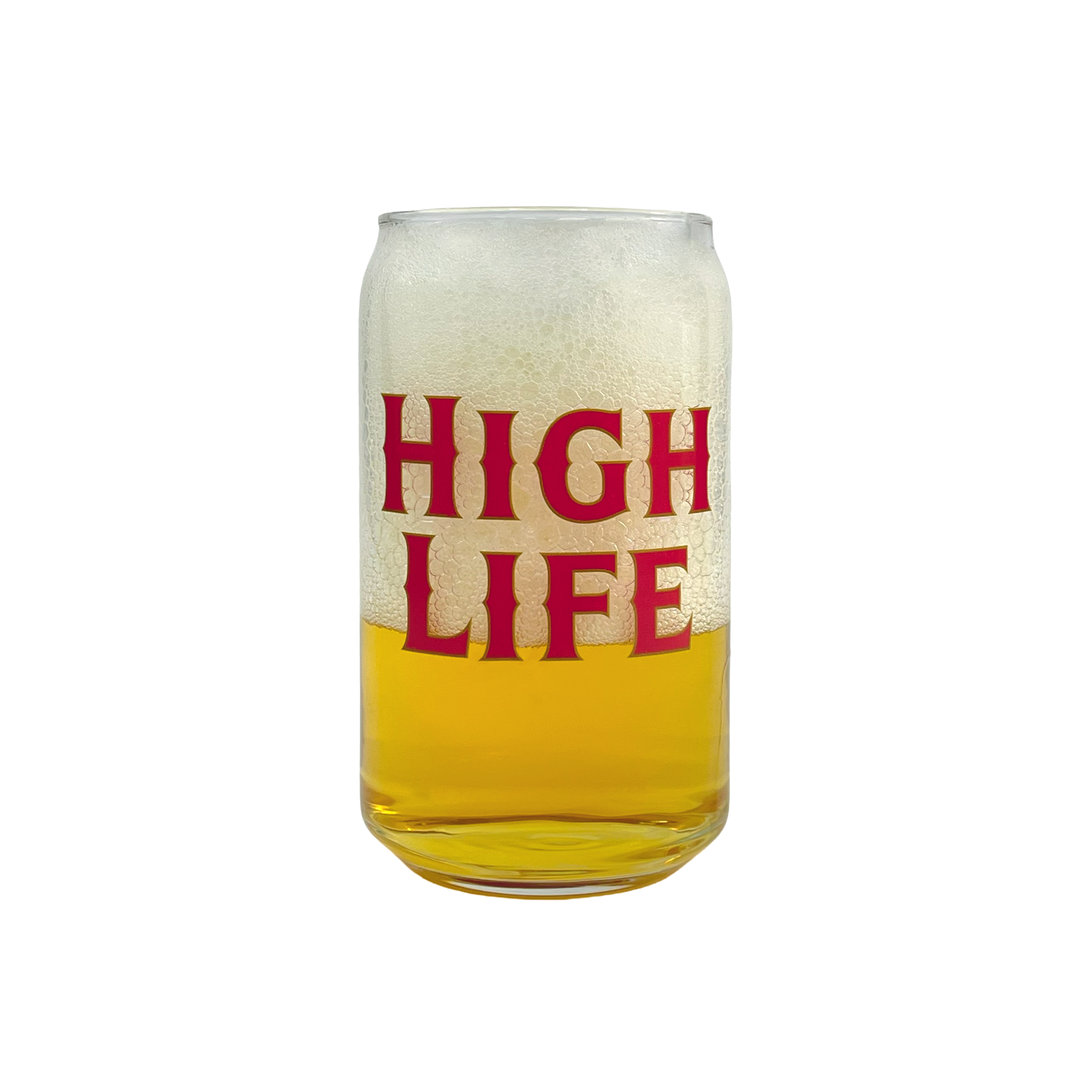 GIRL IN THE MOON CAN GLASS