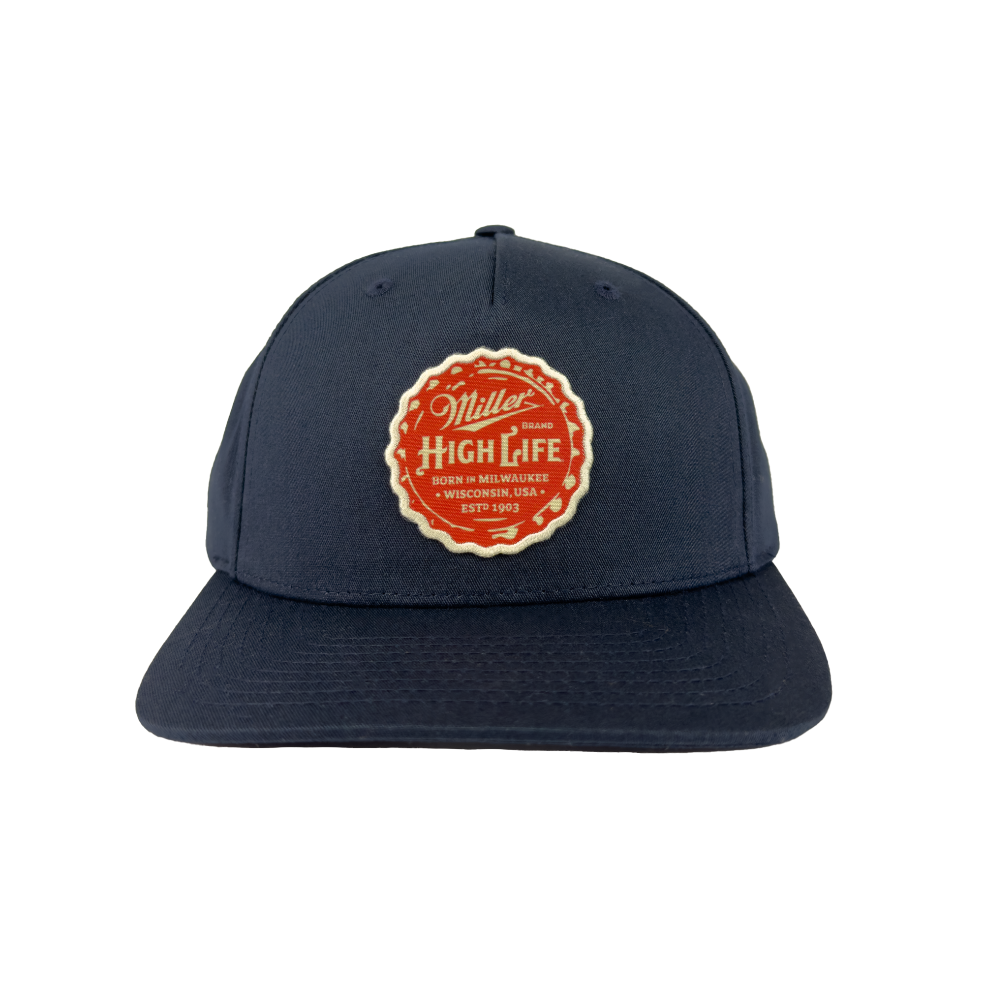 HIGH LIFE BOTTLE CAP PATCH HAT