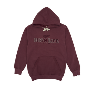 HIGH LIFE MAROON HOODIE