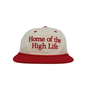 RED HOME OF THE HIGH LIFE HAT