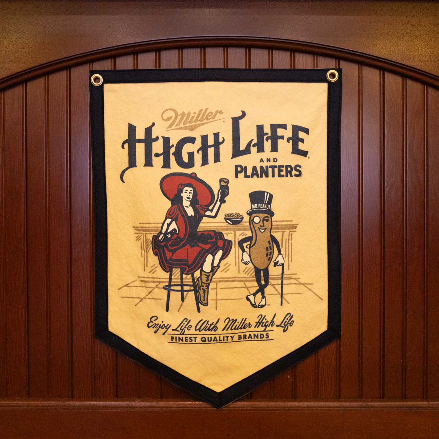 HIGH LIFE X PLANTERS® BRAND CAMP FLAG