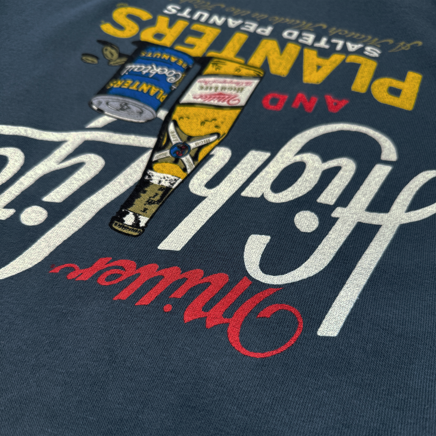 HIGH LIFE X PLANTERS® BRAND NAVY CREWNECK