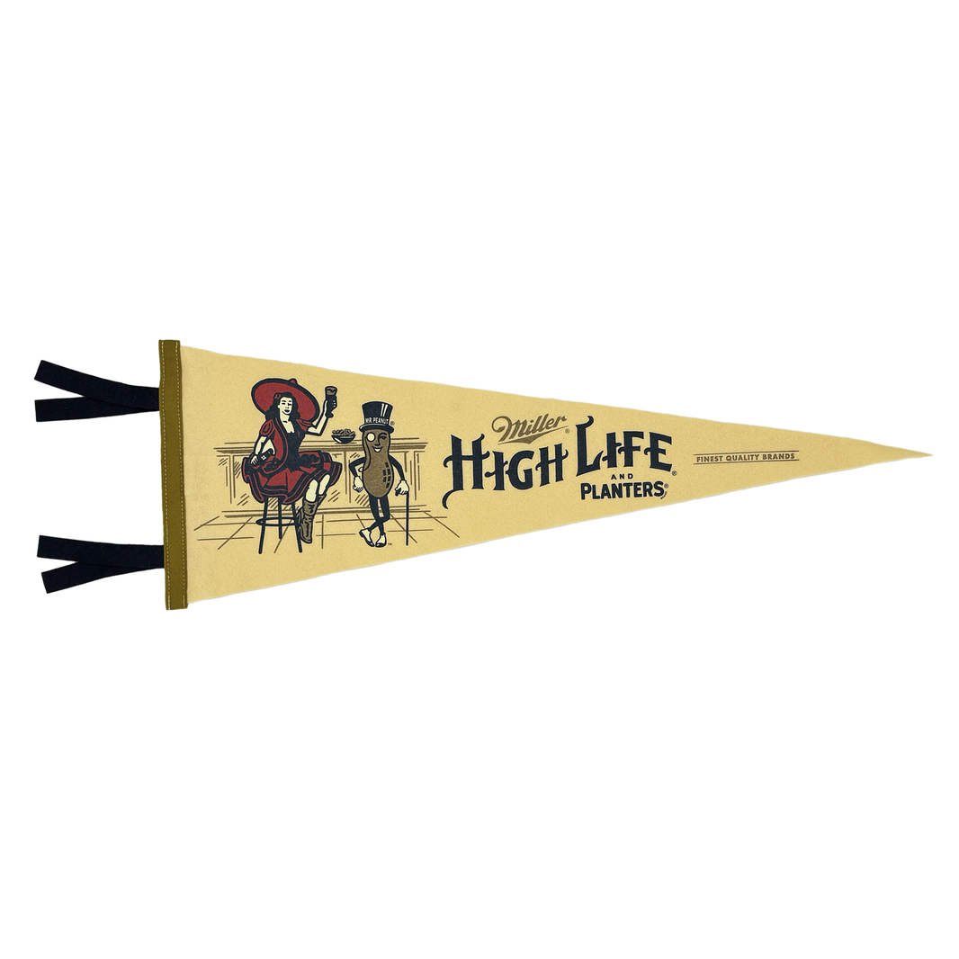 HIGH LIFE X PLANTERS® BRAND PENNANT