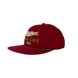 HIGH LIFE RED & GOLD ROPE HAT