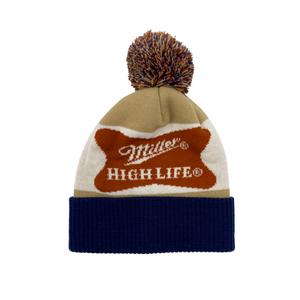 HIGH LIFE SOFT CROSS POM BEANIE