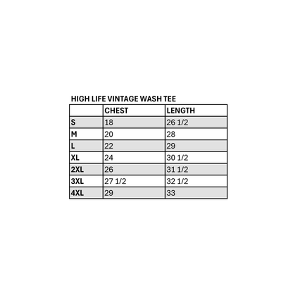 HIGH LIFE VINTAGE WASH TEE