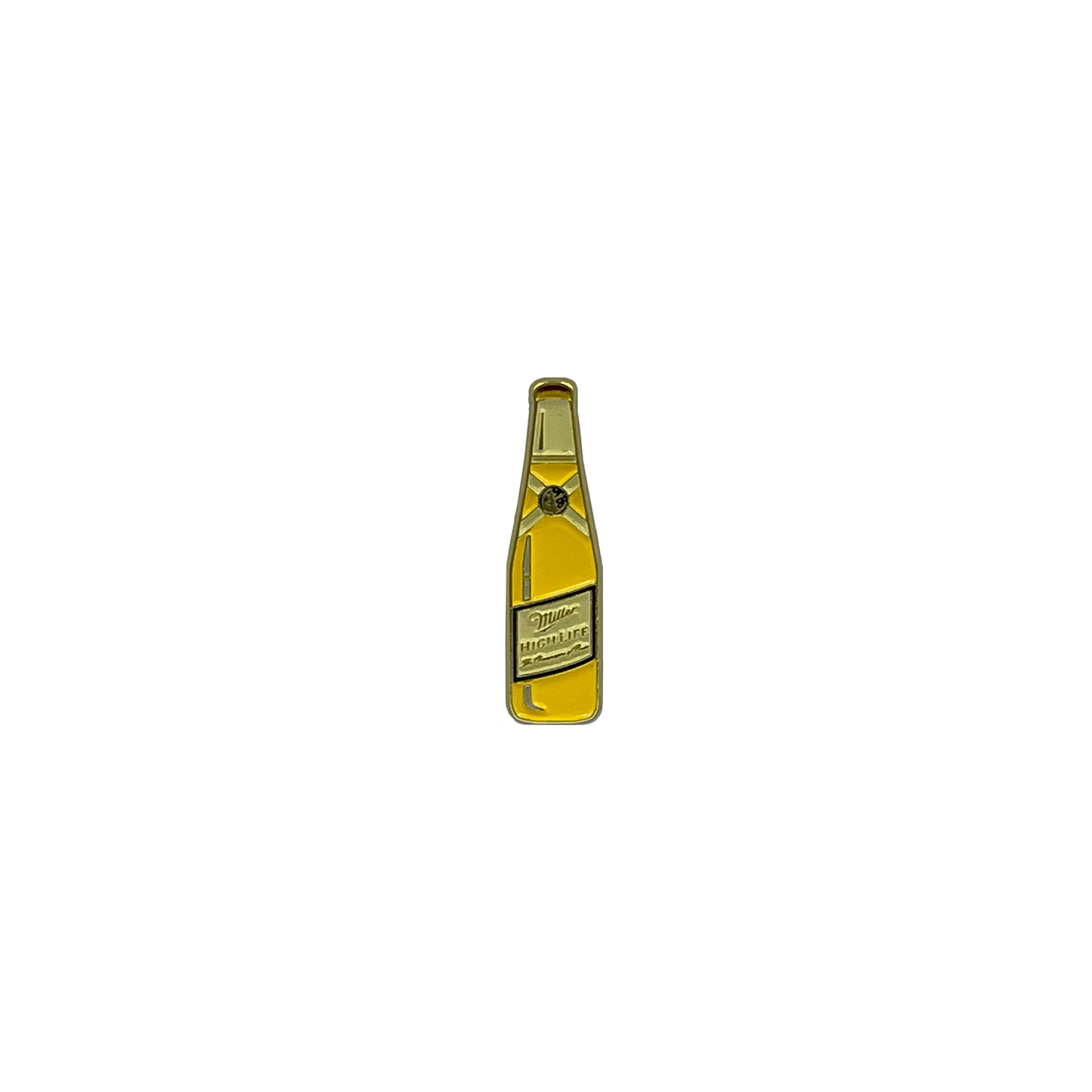 HIGH LIFE GOLD BOTTLE LAPEL PIN