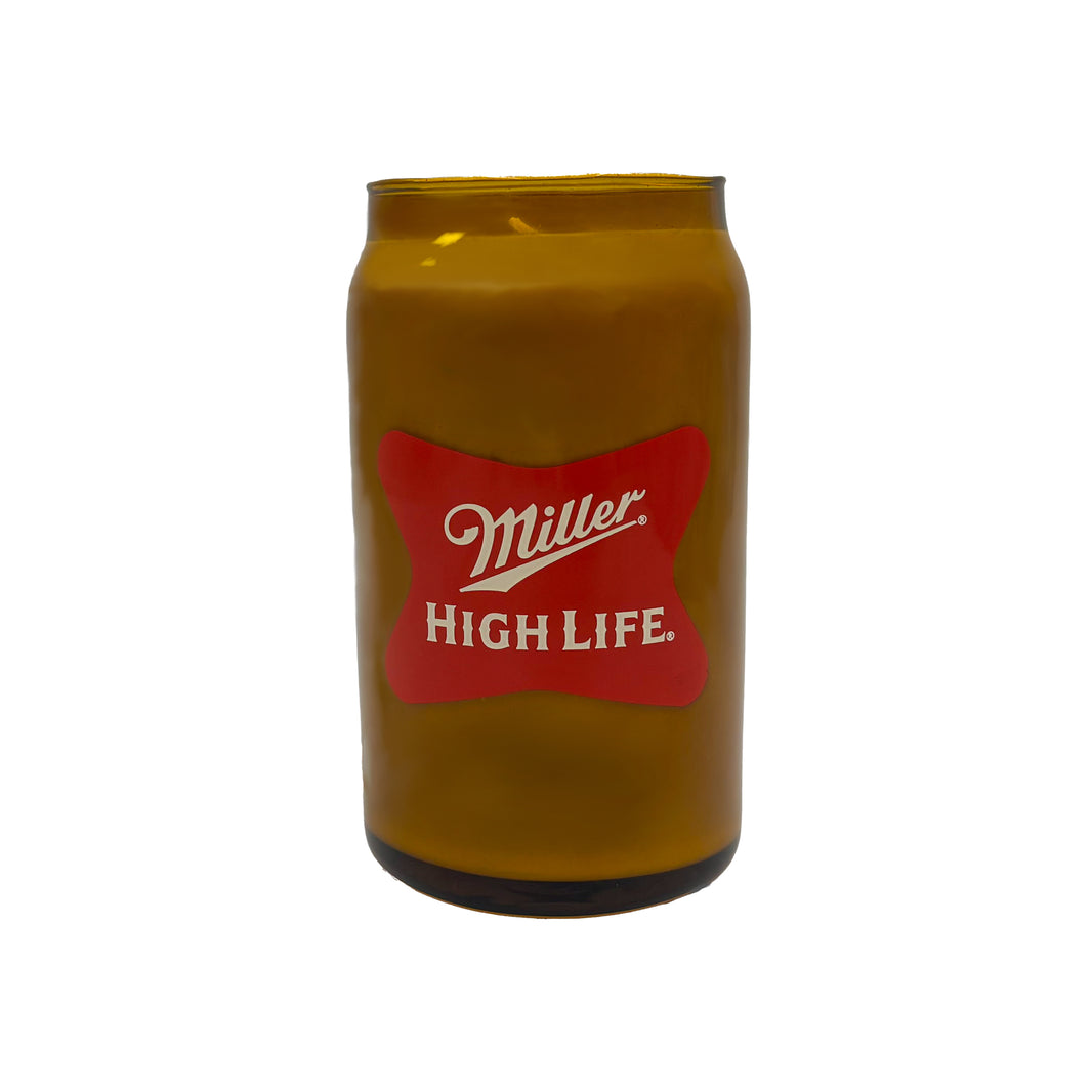 HIGH LIFE AMBER GLASS CANDLE