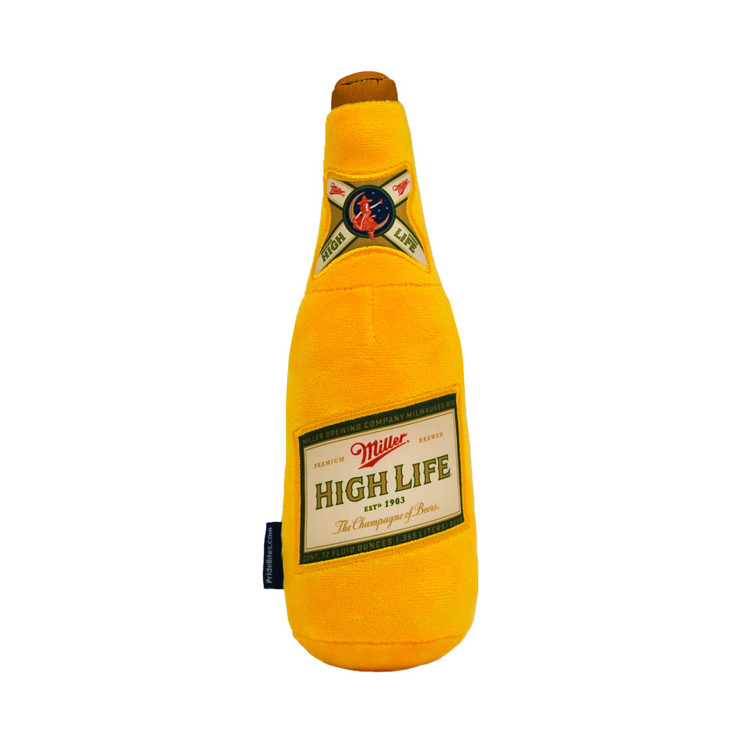 Plush Bottle Dog Toy