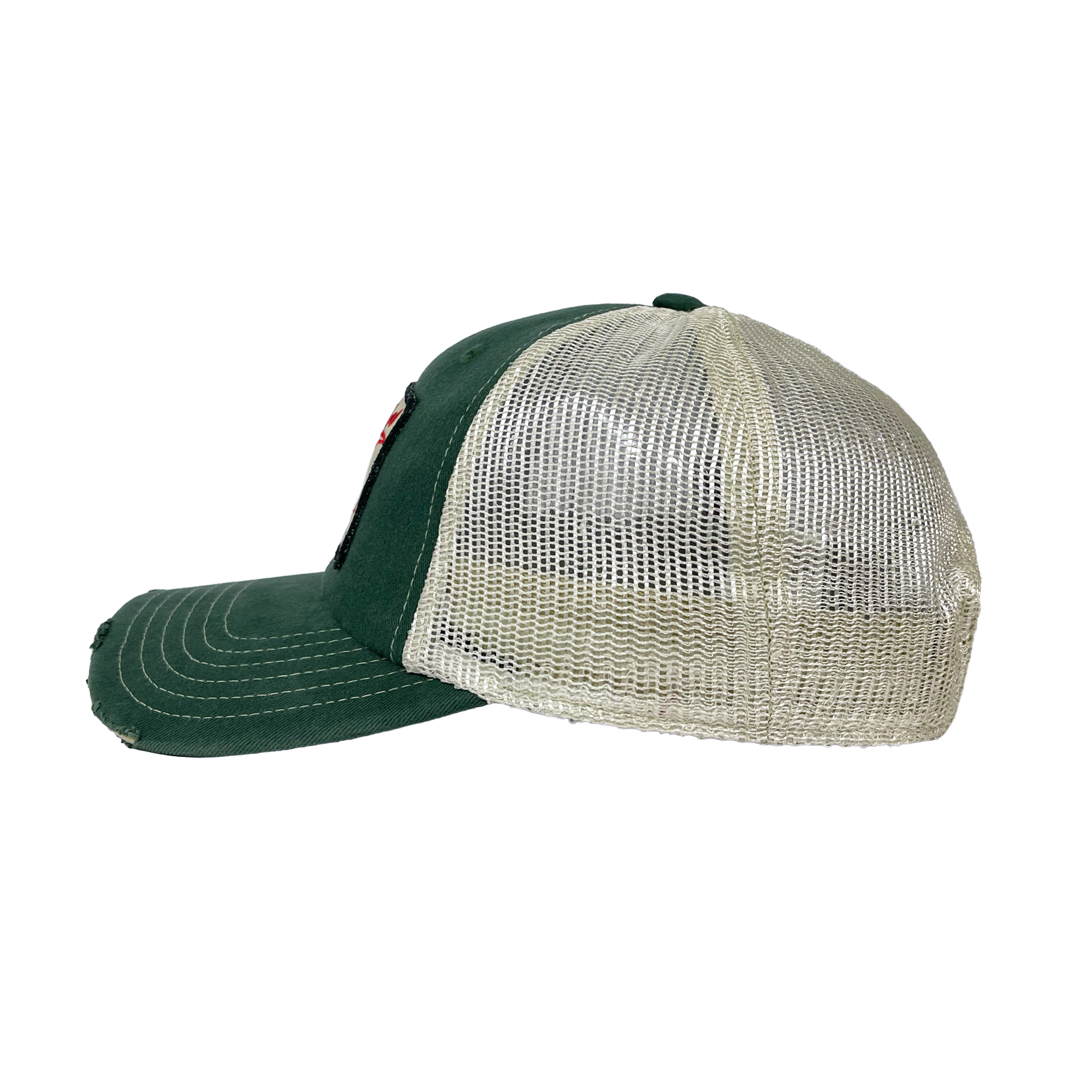 HIGH LIFE DISTRESSED PATCH HAT