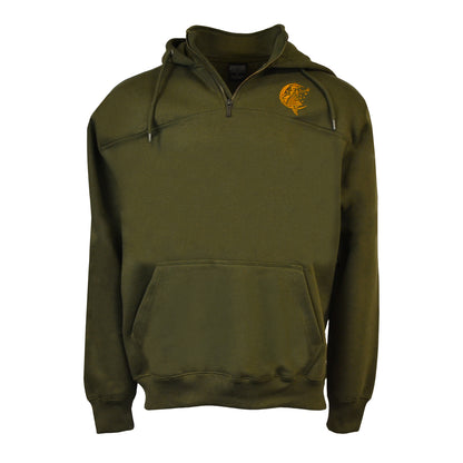 Girl in the Moon 1/4 Zip Hoodie