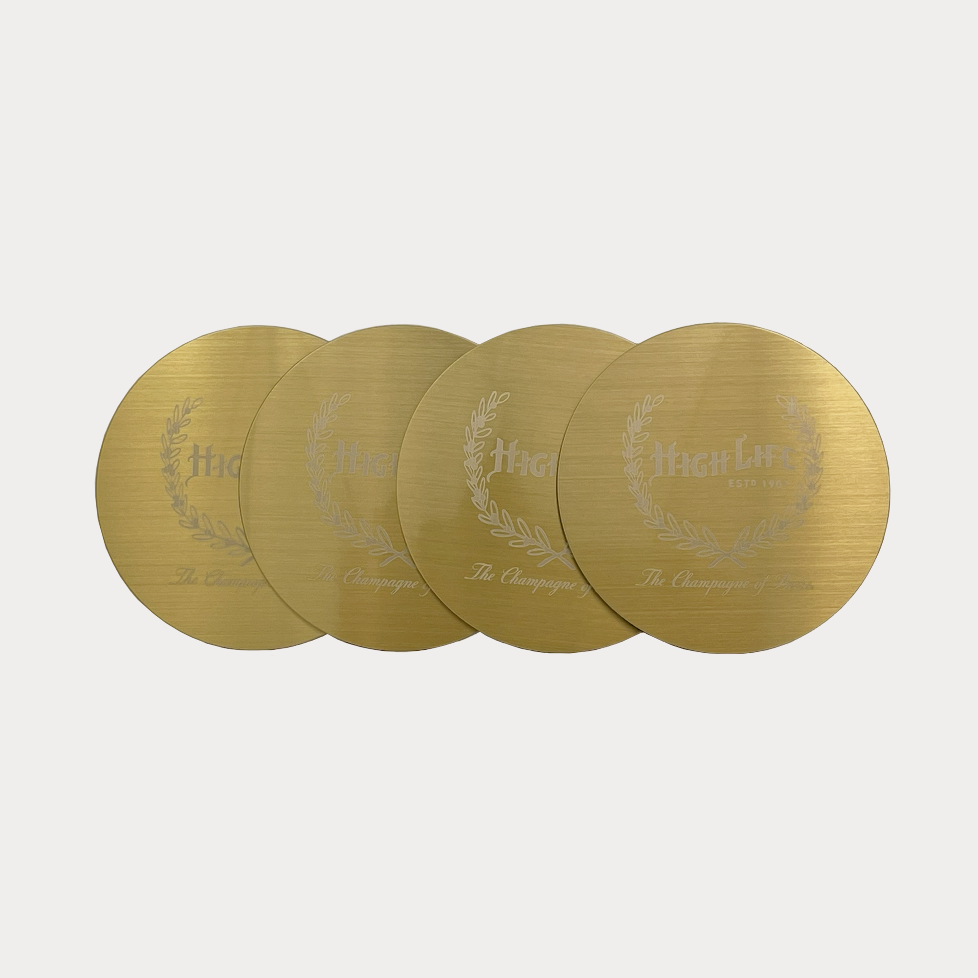 HIGH LIFE GOLD COASTER SET