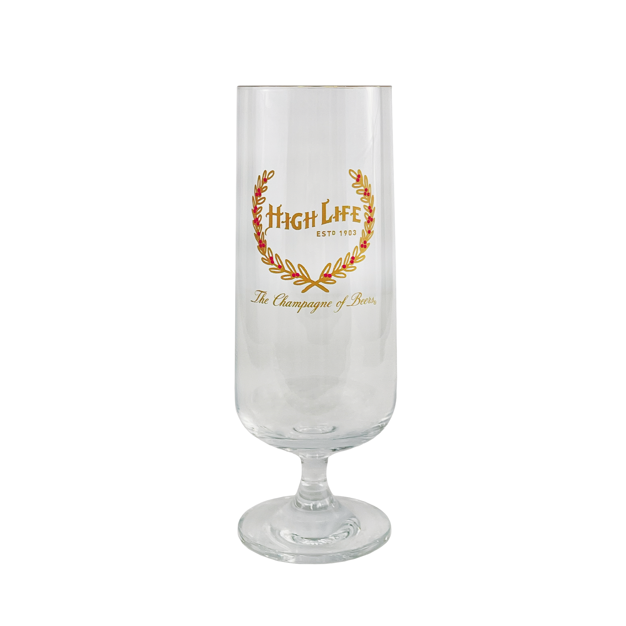 HIGH LIFE GOLD HALO GLASS