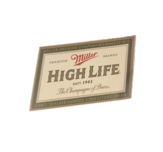HIGH LIFE LABEL STICKER