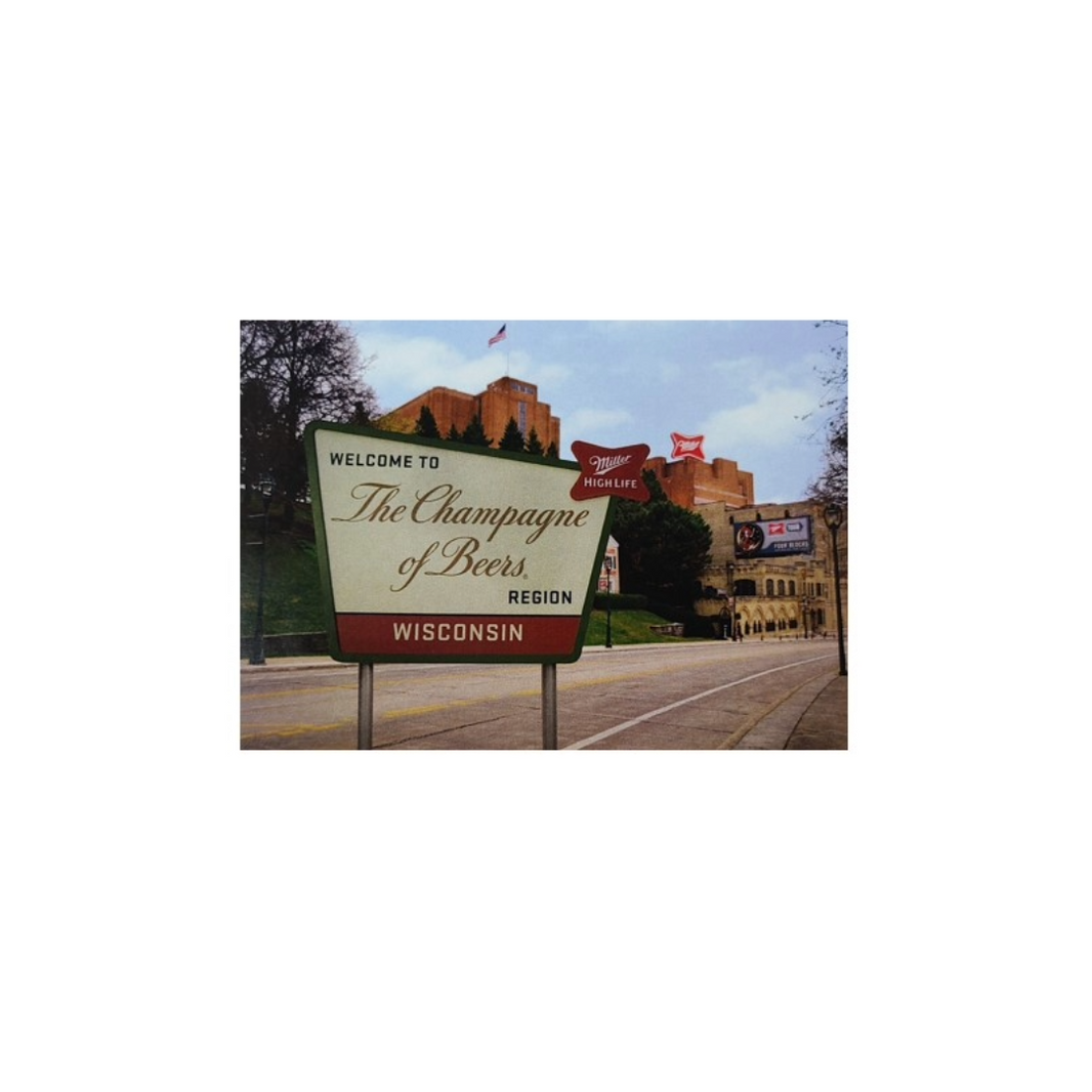 HIGH LIFE CHAMPAGNE OF BEERS POSTCARD
