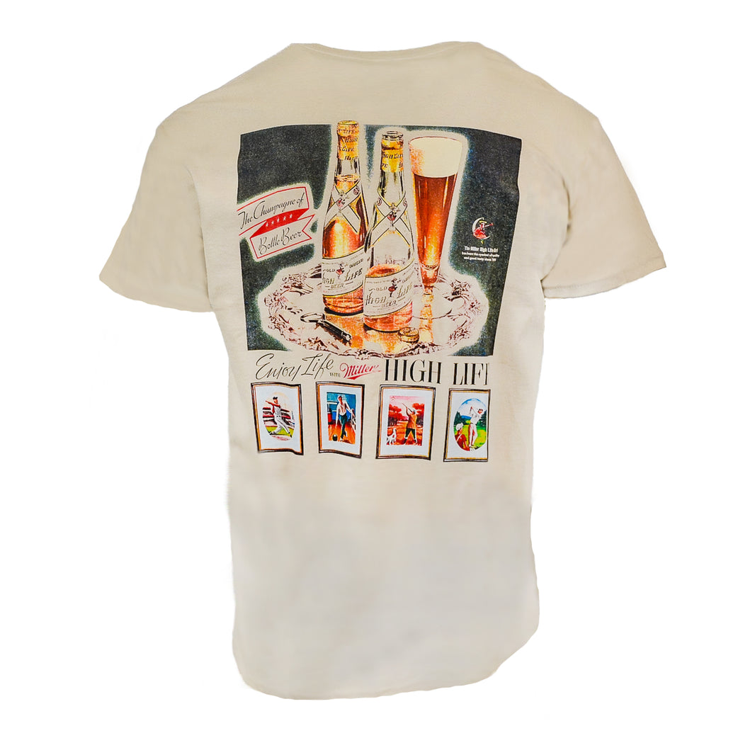 HIGH LIFE VINTAGE AD BACK PRINT TEE