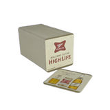 HIGH LIFE TRIO 125-PACK CARDBOARD COASTERS