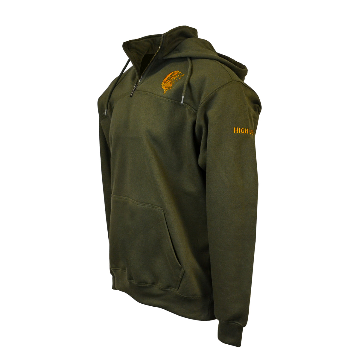 Girl in the Moon 1/4 Zip Hoodie