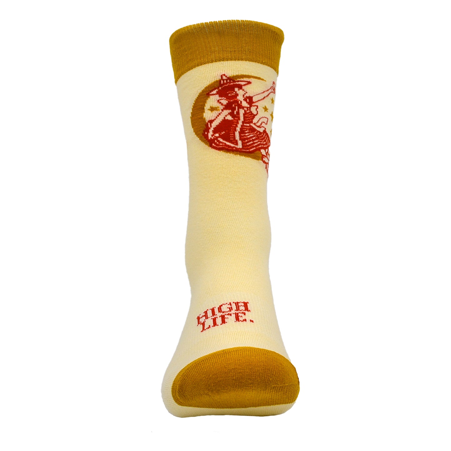 Gold Girl in the Moon Socks