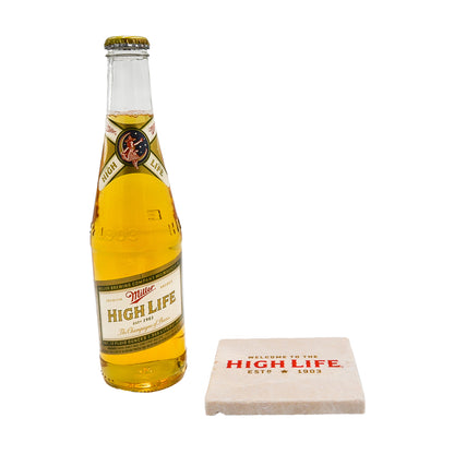 Welcome To The High LIfe Marble Coaster