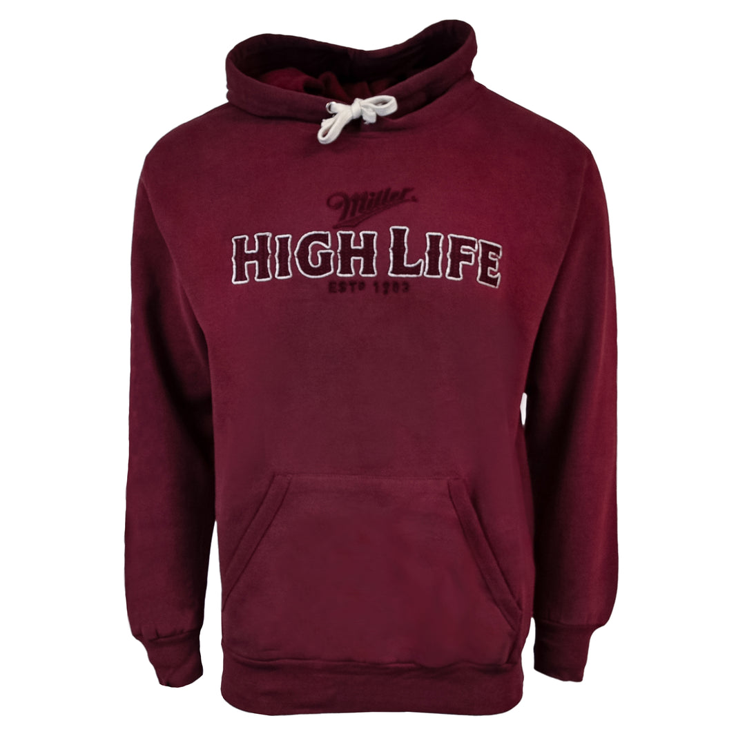 HIGH LIFE MAROON HOODIE