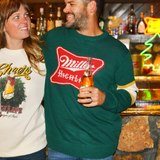 HIGH LIFE SOFT CROSS KNIT SWEATER