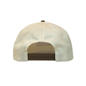HIGH LIFE WHITE & BROWN HAT
