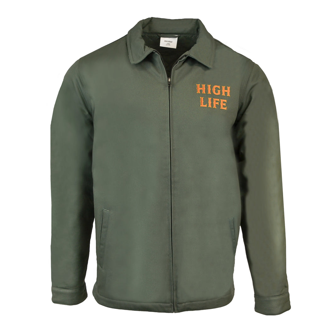 GREEN GIRL IN THE MOON WORK JACKET
