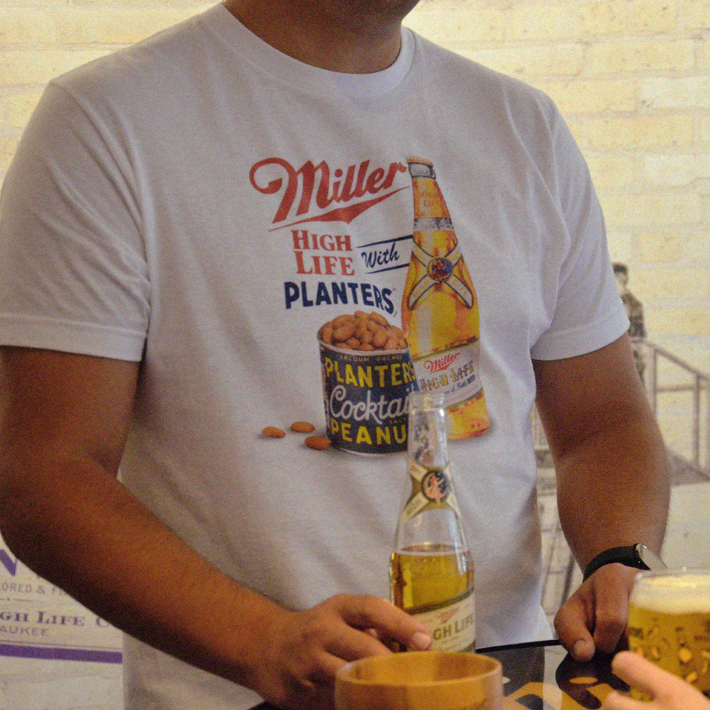 HIGH LIFE X PLANTERS® BRAND VINTAGE TEE