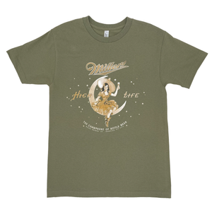 REALISTIC GIRL IN THE MOON TEE