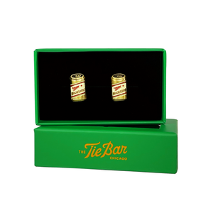 HIGH LIFE X TIE BAR CAN CUFFLINKS