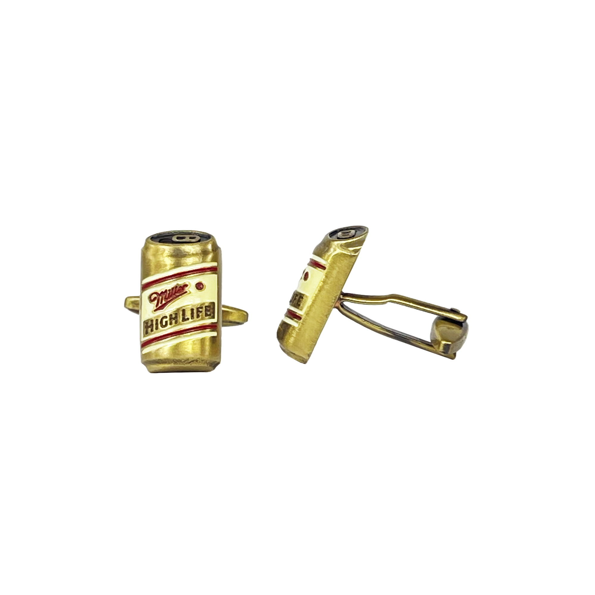 HIGH LIFE X TIE BAR CAN CUFFLINKS