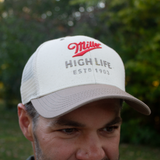 HIGH LIFE TAN EMBROIDERED HAT