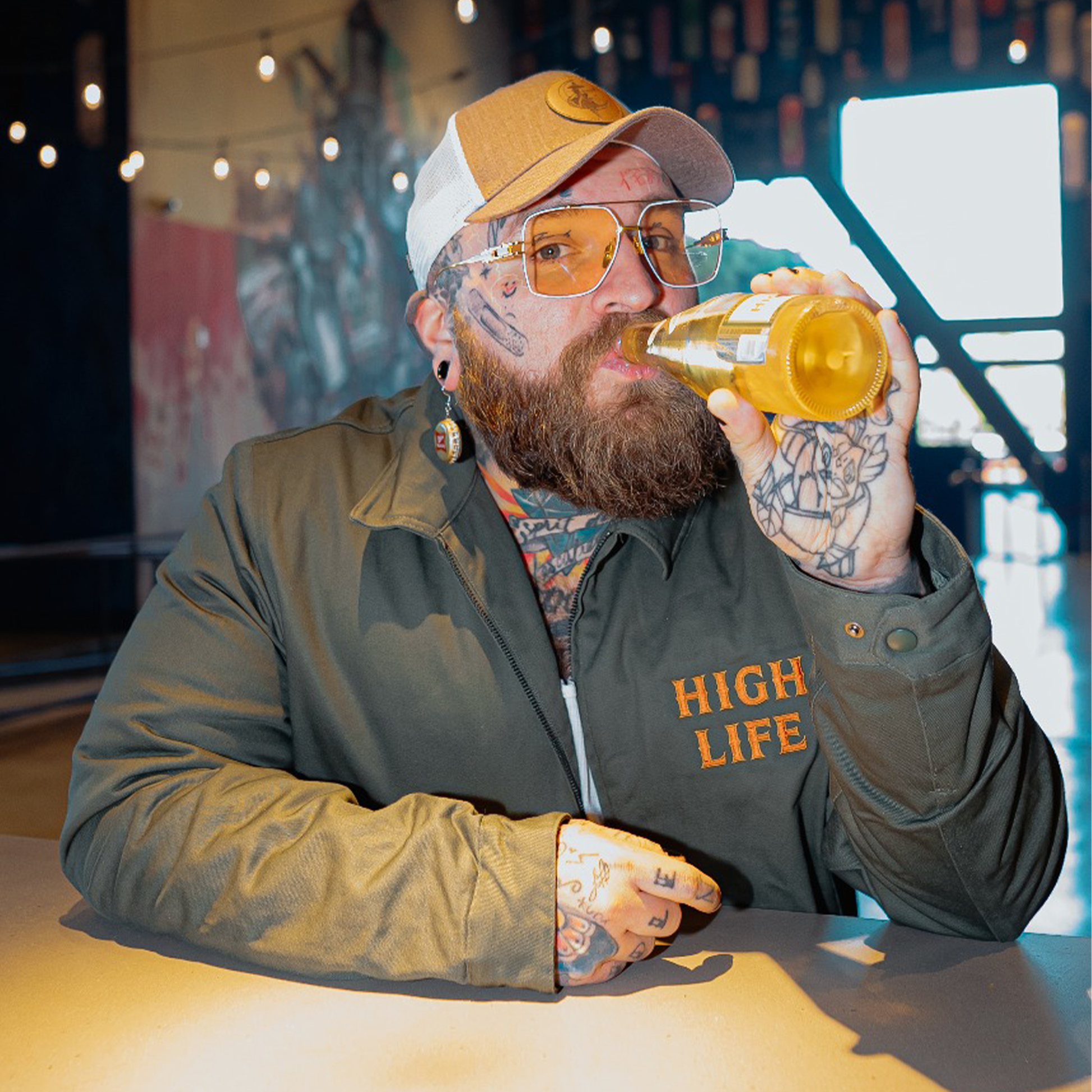 Miller High Life ワークジャケット GREEN GIRL IN THE MOON WORK JACKET – Miller High Life Shop