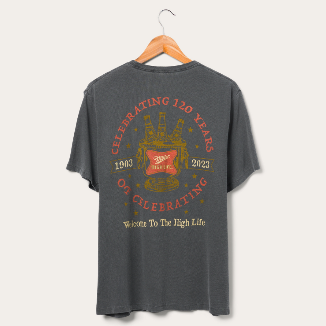 JUNK FOOD X HIGH LIFE 120TH CELEBRATE VINTAGE TEE