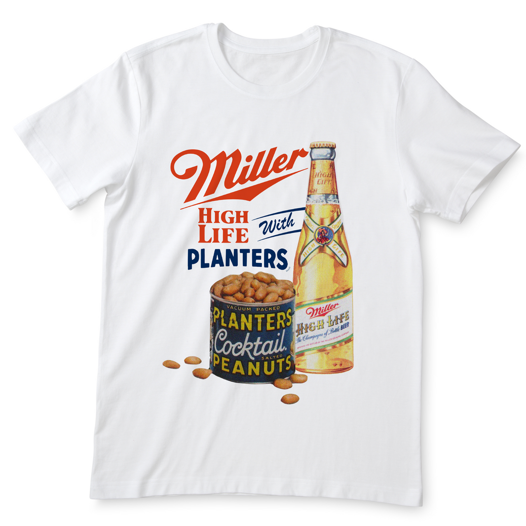 HIGH LIFE X PLANTERS® BRAND VINTAGE TEE