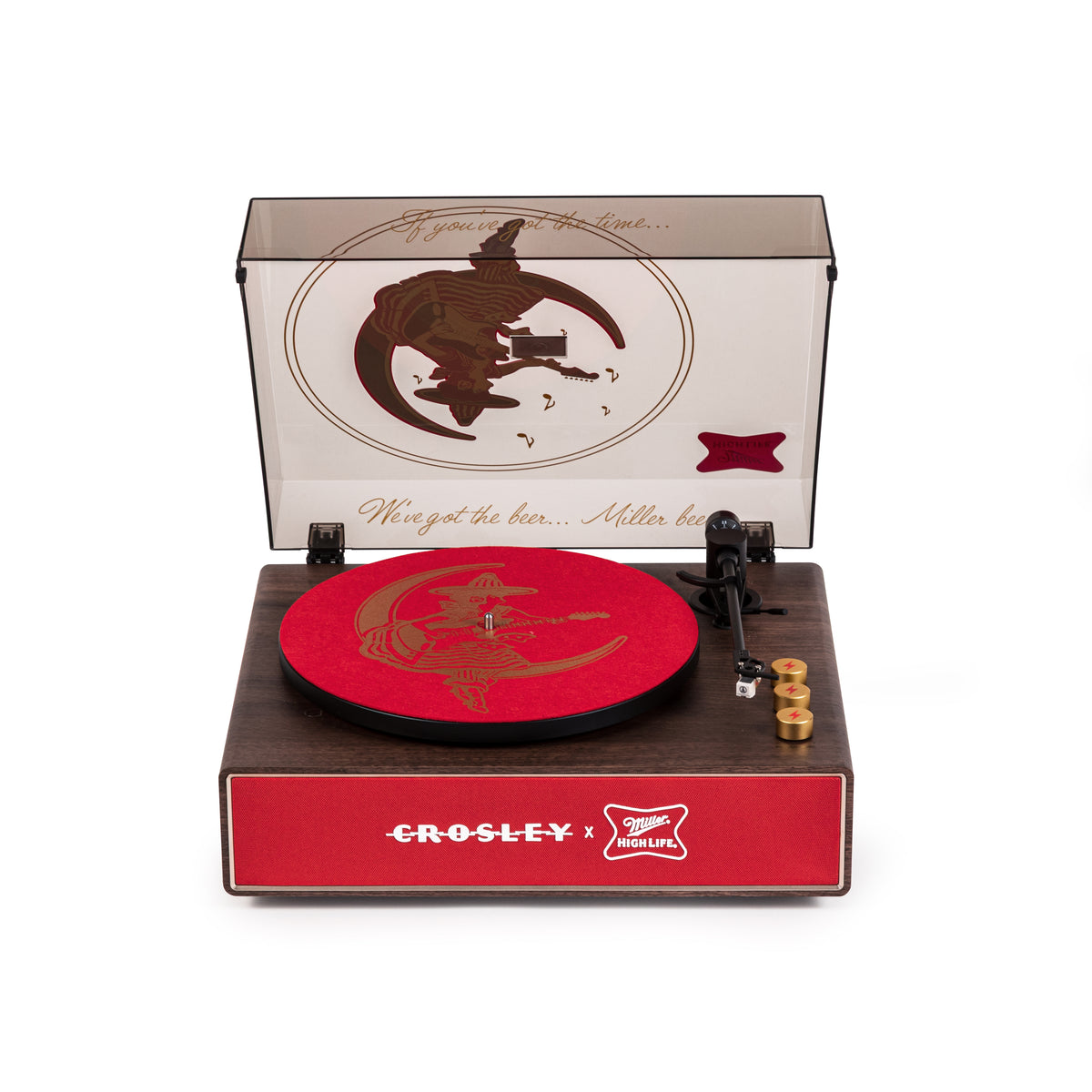 Miller High Life x Crosley Custom Record Player